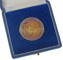 1977. "25 éves a Lehel hűtőgépgyár / 1952-1977 Jászberény" Ag emlékérem, eredeti dísztokban (43,02g/0.835/42,5mm) T:UNC (eredetileg PP) patina