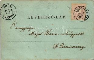 1899 Kolozsvár, Cluj; Református templom, Bethlen-bástya télen. Kováts P. fiai kiadása / Calvinist c...