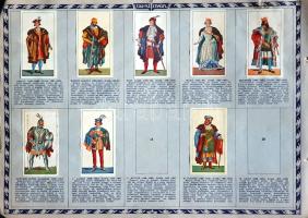 Képes magyar történelem, irodalom és művészet. A Szent István Cikóriagyár hazafias matricagyűjtő füz...