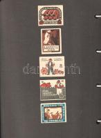 [Gyűjtemény] Az 1858-ben alapított Szegedi Gyufagyár gyufacímkéi az 1960-as évekből. Társadalmi üzen...