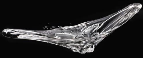 Hatalmas cseh asztalközép kínáló, talpán minimális kopással, 73x16 cm /// KIZÁRÓLAG SZEMÉLYES ÁTVÉTE...