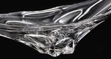 Hatalmas cseh asztalközép kínáló, talpán minimális kopással, 73x16 cm /// KIZÁRÓLAG SZEMÉLYES ÁTVÉTE...