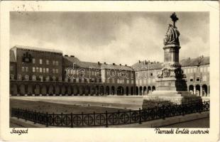 1942 Szeged, Nemzeti Emlék csarnok. Lakat Károly válogatott labdarúgó levele. G. H. kiadása (EK)