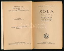 Denise Leblond-Zola: Zola élete, munkája, küzdelme. Ford.: Major József. Bp., 1945, Renaissance, 240...