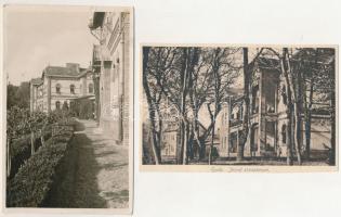 Gyula - 2 db RÉGI képeslap: József herceg szanatórium