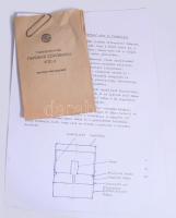 Retro orosz alumínium gyümölcslékészítő, pároló, konzerváló, leírással, m: 34 cm