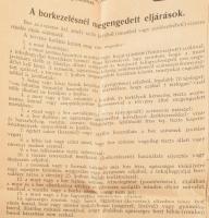 1924 A bortörvény fontosabb rendelkezéseinek kivonata nagy méretű plakát. Hajtva, jó állapotban 35x5...