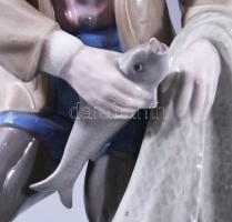 Grafenthal halász. Jelzett, hal száján sérüléssel, m: 25,5 cm