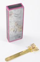 Swarovski könyvjelző, dobozában, h: 15 cm