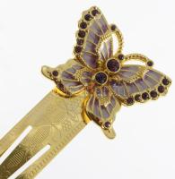 Swarovski könyvjelző, dobozában, h: 15 cm