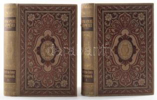 [Shakespeare, William]: Shakspere történeti szinművei. I-II. köt. Bp., 1902, Franklin-Társulat, XV+(1)+451+(1) p.; 2 sztl. lev.+ 471+(1) p. Kiadói aranyozott, festett egészvászon sorozatkötés, Leszik-kötés, nagyrészt jó állapotban, néhány kissé foltos lappal.