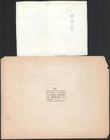 cca 1920-1930 Előkelő lakások belső tere, bútorai, 4 db fotó Csörgő, Járai, Seidner fotósoktól, sérü...