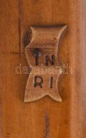 cca 1940/50 Gazdagon faragott kereszt, 40x24 cm