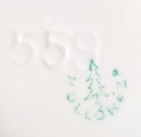 Hollóházi irizáló mázas váza, jelzett, hibátlan, m: 25,5