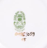 Zsolnay búzavirág mintás kínáló. Jelzett, hibátlan, d: 21 cm