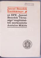 Jancsó Benedek emlékkönyv. Szerk.: Asztalos Miklós. Bp., [1932], Erdélyi Férfiak Egyesülete (Kir. M....