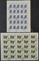 Afrikai motívum sorok több példányos készlete, összesen 525 sor ívdarabokban