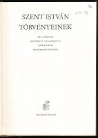 Szent István törvényei. Szent István törvényeinek XII. századi kézirata az Admonti Kódexben. A kísér...
