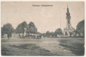 1914 Boksánbánya, Várboksán, Románbogsán, Németbogsán, Deutsch-Bogsan, Bocsa Montana; templom, temető / church, cemetery (kis szakadás / small tear)