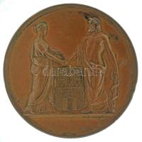 Boehm, Josef Daniel (1794-1865) 1847. "Szabad Királyi Sopron Városa a Magyar Orvosok és Természetvizsgálók VIII. Nagy Gyűlésére 1847. augusztus 11-17." kétoldalas, vert, bronz emlékérem (42mm) T:XF, kis ph.