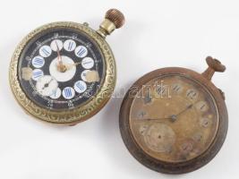 2 darab régi zsebóra, alkatrésznek