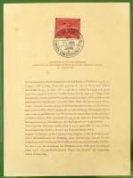 NSZK és Berlin 43 db korai elsőnapi emléklap az 1956-1958 közötti időszakból SAFE levélberakóban