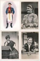 9 db RÉGI magyar népviselet képeslap / 9 pre-1945 Hungarian folklore postcards