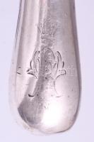 Ezüst (Ag) evőeszköz készlet díszdobozban, jelzett Dianás 6+6 villa, Latzkó mesterjeggyel. Nettó 686...