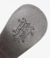 Ezüst (Ag) 4 db kanál, jelzett Dianás, Latzkó mesterjeggyel. Nettó 287 g