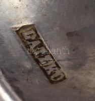 Ezüst (Ag) 4 db kanál, jelzett Dianás, Latzkó mesterjeggyel. Nettó 287 g