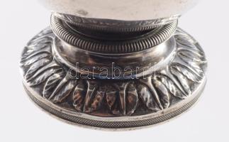 Antik ezüst (Ag) kereszteló pohár, belül aranyozott. 1832 PB jelzéssel, 13 latos finomságjellel, Koc...