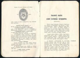 Central Bobbin varrógép képes ismertetője, használati utasítása, címlap sérült, 20p