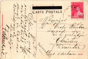 1930 Székelyudvarhely, Odorheiu Secuiesc; Kossuth utca, Budapest szálloda, dohányáruda. Erdélyi Simo...