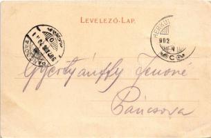 1902 Herkulesfürdő, Baile Herculane; Lövölde, kerékpár. R. Krizsány kiadása / Schiess-Stätte / shoot...