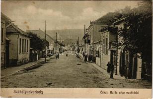 1917 Székelyudvarhely, Odorheiu Secuiesc; Orbán Balázs utca. Sterba Ödön kiadása, Ferentzy és Kováts felvétele / street view (EK)