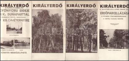 cca 1930 Bp. VIII. Baross utca, Királyerdő erdőparcellák értékesítésének szórólapja, Magyar-Hollandi...