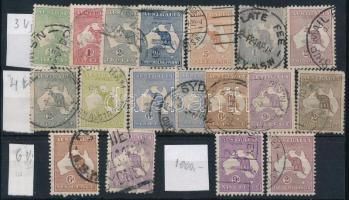 Ausztrália 18 db kengurus bélyeg