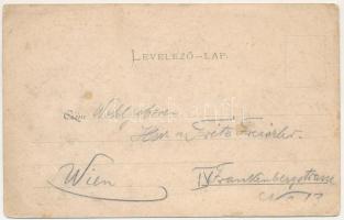 1902 Brassó, Kronstadt, Brasov; Graft féle kirándulás, Lövészház, sör és bor. Julius Müller's N...