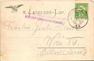 1915 Orló, Orlov; vasútállomás. Geruska Pál kiadása, Kassa-Oderbergi Vasút (KsOD, KOV) / railway sta...