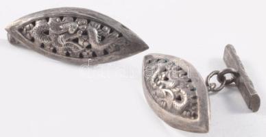 Vietnámi ezüst (Ag) mandzsetta pár, jelzett, nettó 6,1g