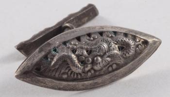 Vietnámi ezüst (Ag) mandzsetta pár, jelzett, nettó 6,1g