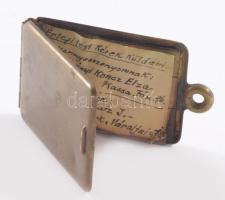 Vitéz nagylaki Rátz Jenő (1882-1952) magyar katonatiszt, honvédelmi miniszter, miniszterelnök-helyettes, felsőházi elnök, országgyűlési elnök első világháborús dögcédulája.