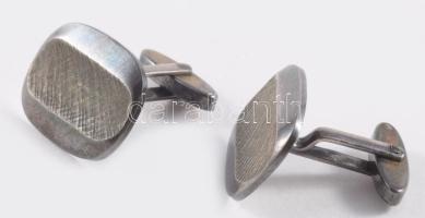 Ezüst (ag) mandzsetta pár, jelzett, nettó 10g