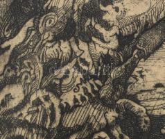 Remsey Jenő (1885-1970): Horgász. Rézkarc, papír, jelzett, 29x39 cm