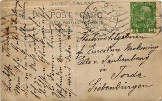 1914 Calinesti, Kalinestie (Bukovina, Bucovina, Bukowina); Kalinestie-Marin / castle of Gusztáv Mari...