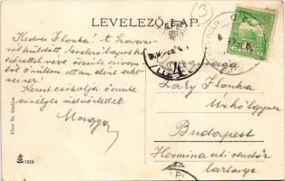 1909 Nyitra, Nitra; látkép. Fürst Sz. kiadása / general view + "PRIVIGYE - ÉRSEKÚJVÁR 72 D"...