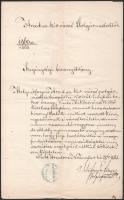1863 Arad, Arad sz. kir. város polgármestere által kiállított szegénységi bizonyítvány