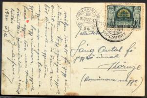 1938-1941 48 db-os teljes Visszatért bélyegzés gyűjtemény, benne képeslapok, levelek és 5 acélbélyeg...