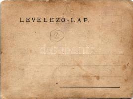 Kalocsa, a kalocsai főutcán muri után, részeg humor este Holddal (gyűrődések / creases)