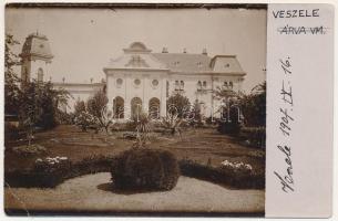 1907 Tőre, Turá, Garamveszele, Veszele, Veselá (Sáró, Sarovce); Kazy János kastélya / castle. photo (EB)